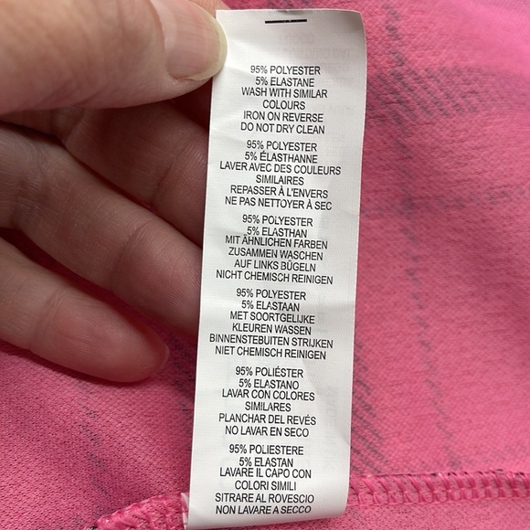 Boohoo NWT Pink Check Box Plaid Pleat Skater Mini Skirt Size 4 - Picture 6 of 6